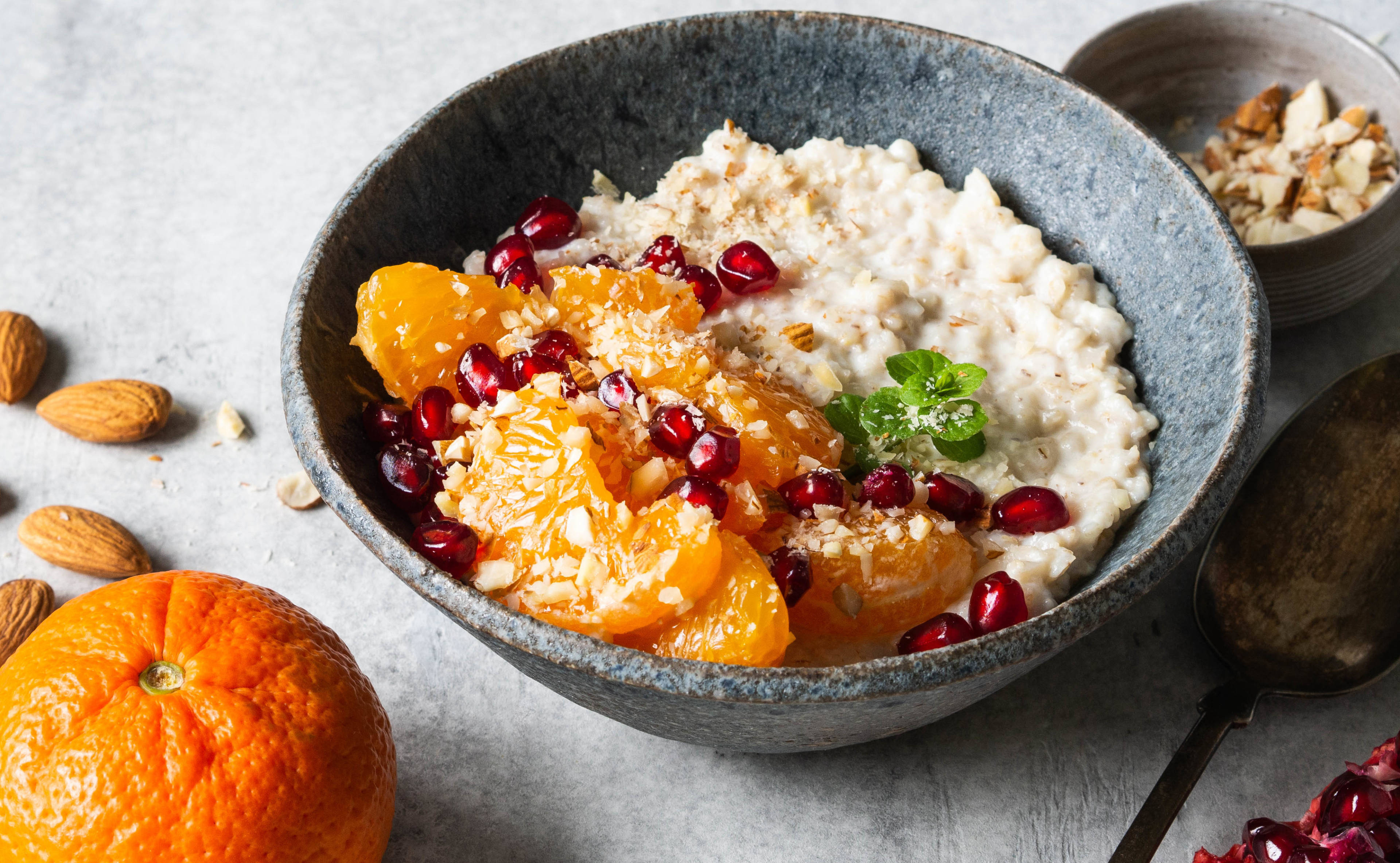 oatmeal pomegranate