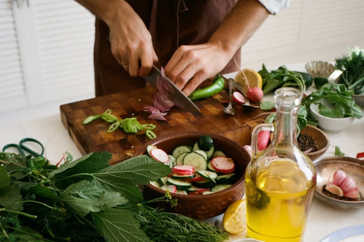 salad prep