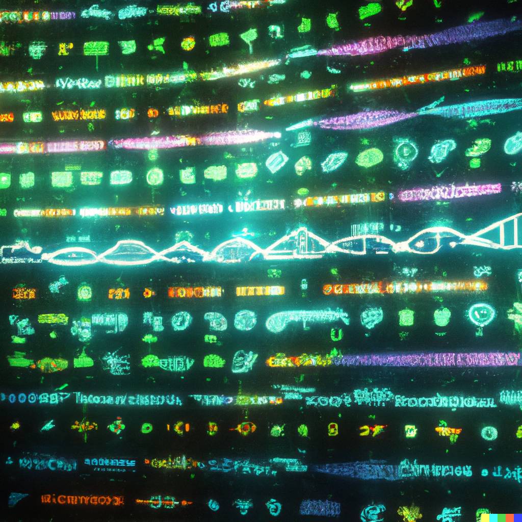 Biological Data from DNA, RNA, Microbes, Cells (Guru+DALL-E)